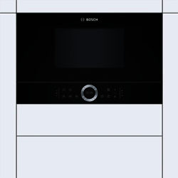 Bosch Serie 8 BFL634GB1B Built-In Microwave, Black